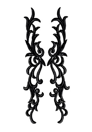 Chrisanne Clover Petunia Motif Pair